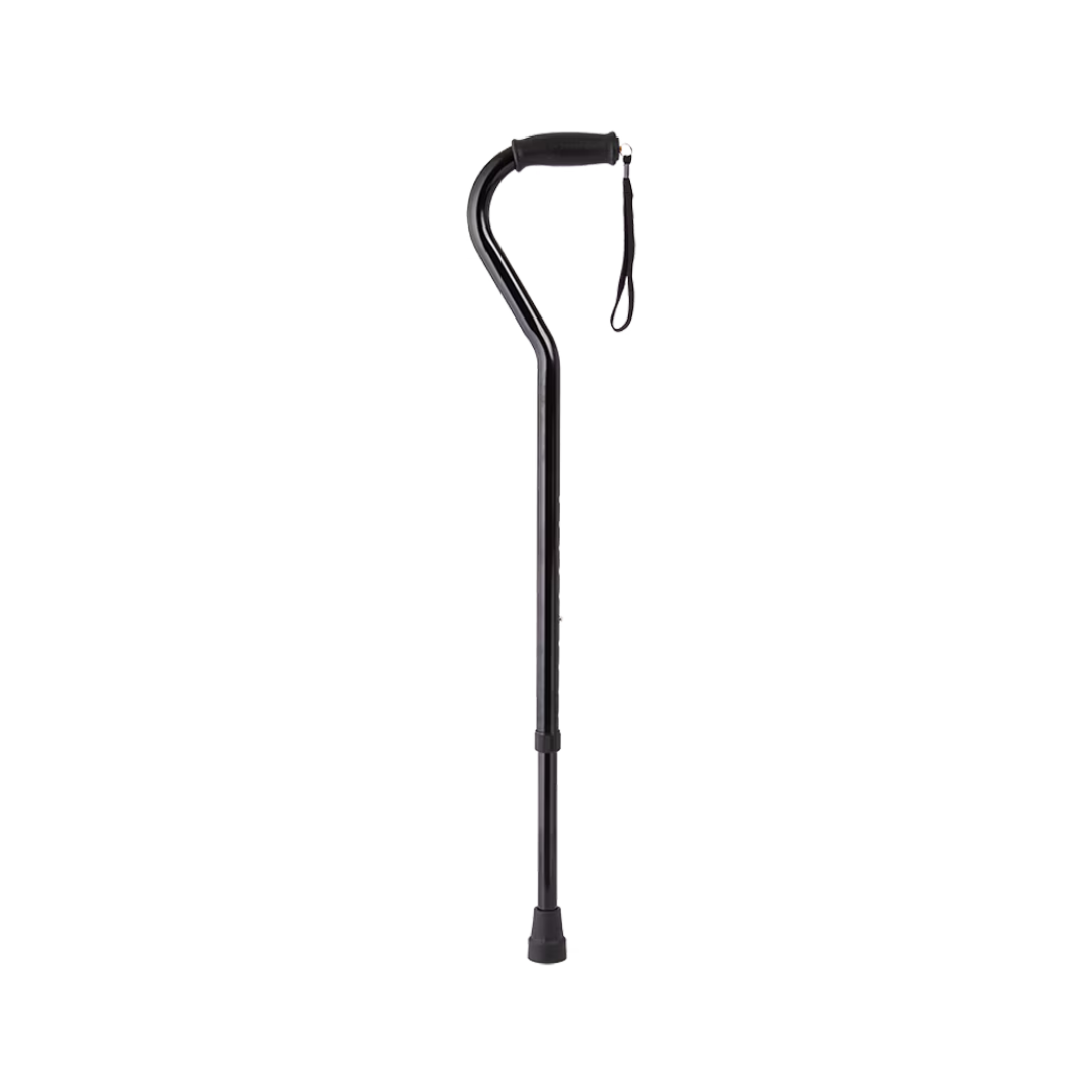 Rhythm Bariatric Offset Cane with Strap - 500 lb Weight Capacity